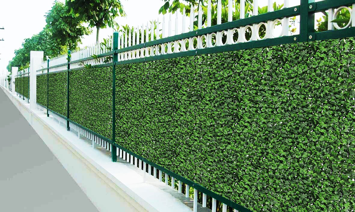 green wall outdoors